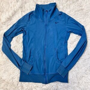 ◾️Nike High Mock Neck Thumb Hole Full Zip Running Jacket